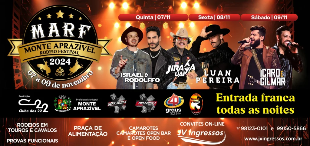 MARF Rodeo Fest 2024 em Monte Aprazível