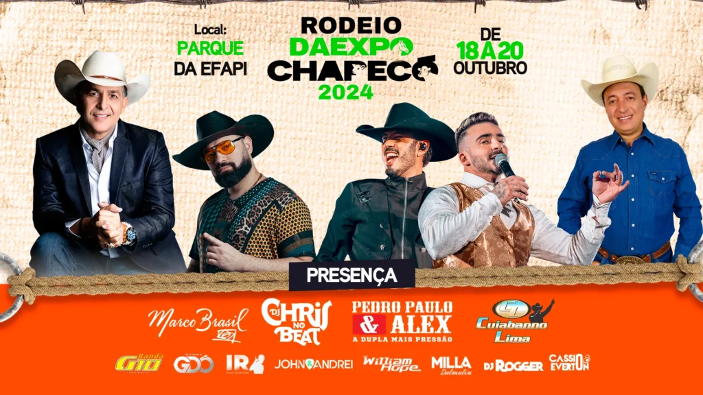 Rodeio da Expo 2024 em Chapecó